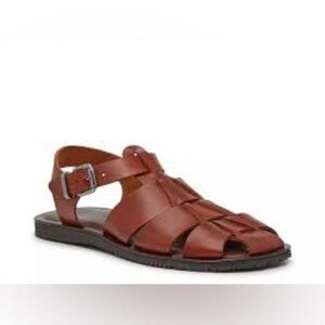 Merchants Fiorentini brown leather fisherman sandals‎ size 10